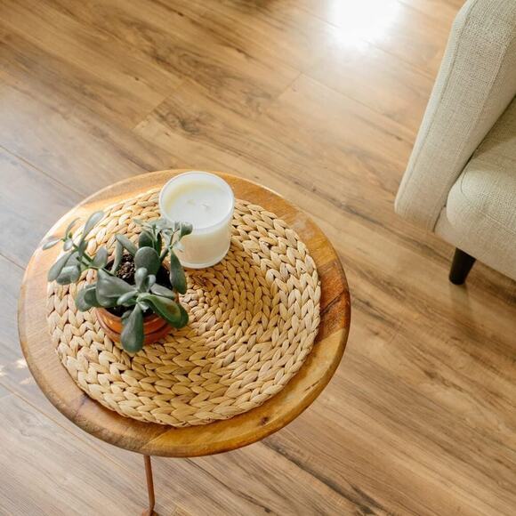 Barien Woven Placemats 4 Pcs 12" Natural Water Hyacinth Weave Non-Slip NEW - Picture 5 of 5